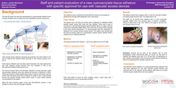 Thumbnail for Staff and patient evaluation of a new cyanoacrylate tissue adhesive with specific approval for use with vascular access devices