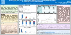Thumbnail for Evaluation of clinically indicated removal versus routine replacement of peripheral venous catheters