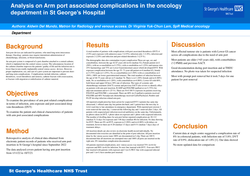Thumbnail for Analysis on Arm port associated complications in the oncology department in St George’s Hospital