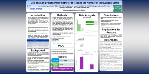 Preview of Use of extended-dwell catheters to reduce IV starts in patients with difficult venous access