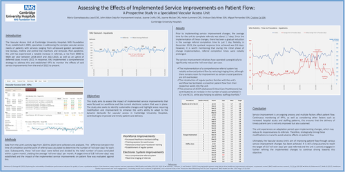 Preview of Assessing the Effects of Implemented Service Improvements on Patient Flow: A Prospective Study in a Specialized Vascular Access Unit