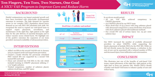 Preview of Ten Fingers, Ten Toes, Two Nurses, One Goal; Expansion of a NICU Vascular Access Program to Improve Care and Reduce Harm