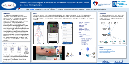 Preview of zScanner - new technology for assessment and documentation of vascular access device associated skin impairment.