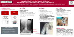 Thumbnail for Implantation of central venous catheters in non typical sites: presentation of three case reports