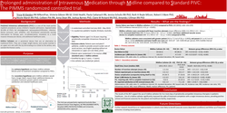 Thumbnail for Prolonged administration of intravenous medication through midline compared to standard PIVC:  The PIMMS randomized controlled trial.