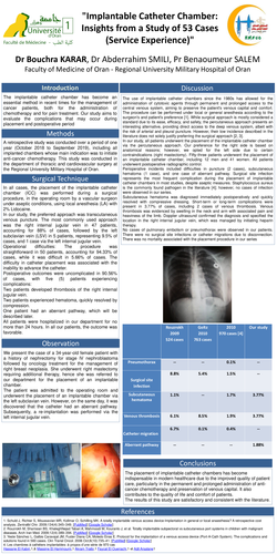 Thumbnail for "Implantable Catheter Chamber: Insights from a Study of 53 Cases (Service Experience)"