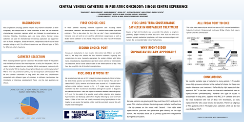 Preview of Central venous catheters in pediatric oncology: Single centre experience