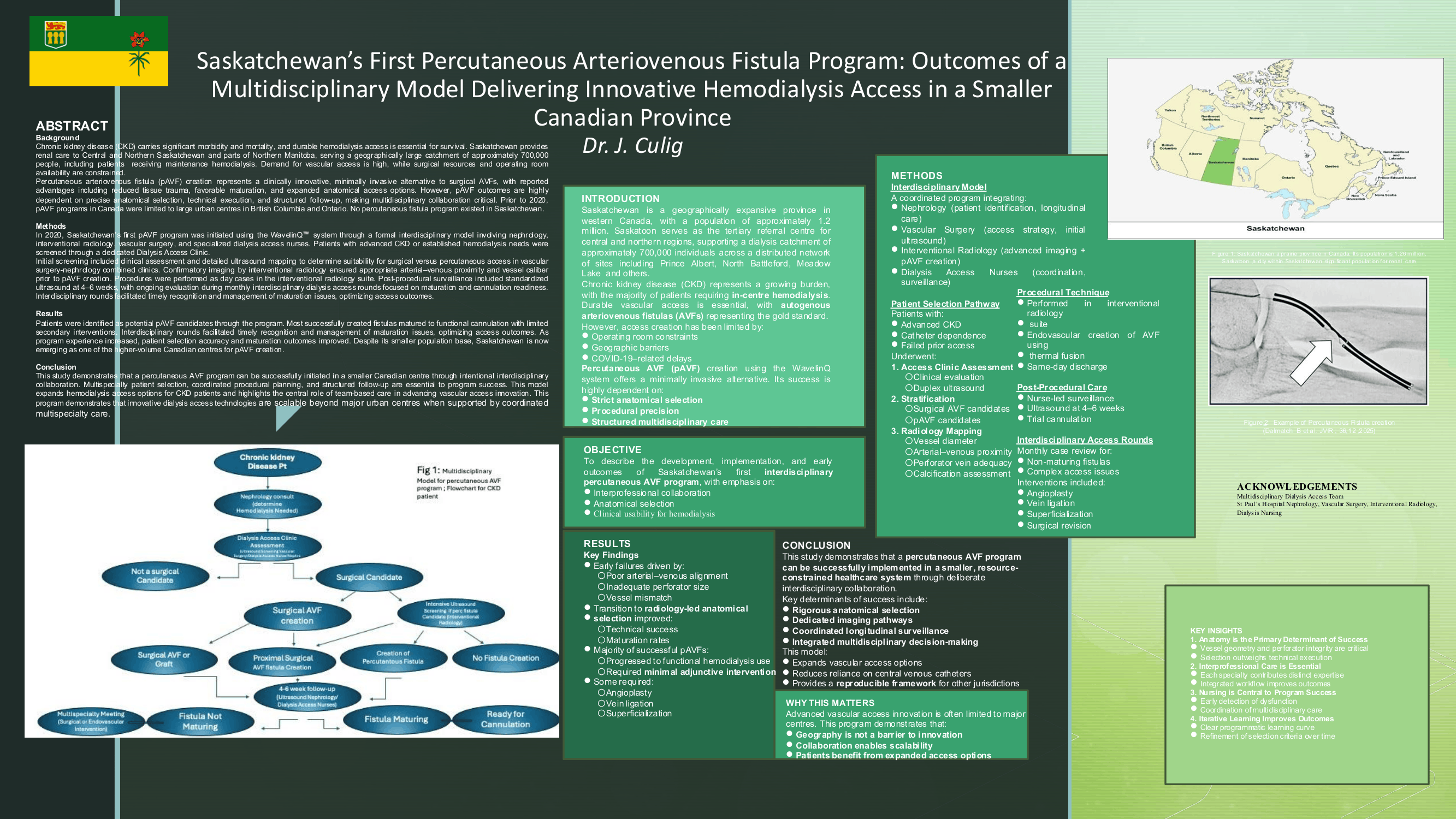 Thumbnail for <p><em>Saskatchewan’s First Percutaneous Arteriovenous Fistula Program: Outcomes of a Multidisciplinary Model Delivering Innovative Hemodialysis Access in a Smaller Canadian Province</em></p> 
<p><em> </em></p> 
<p> </p>